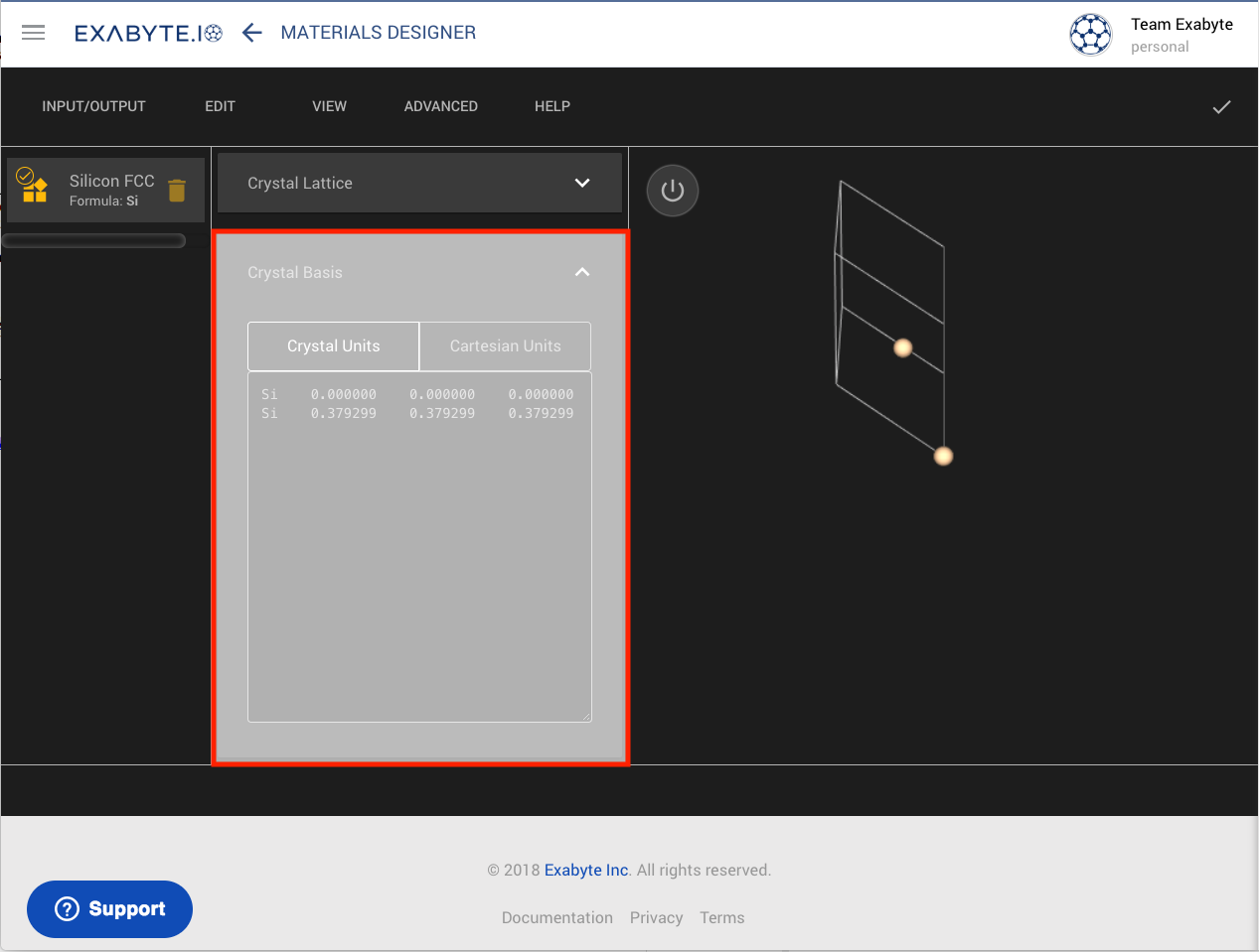 Setting the Crystal Basis