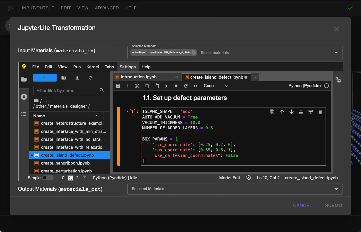 Notebook setup Notebook setup